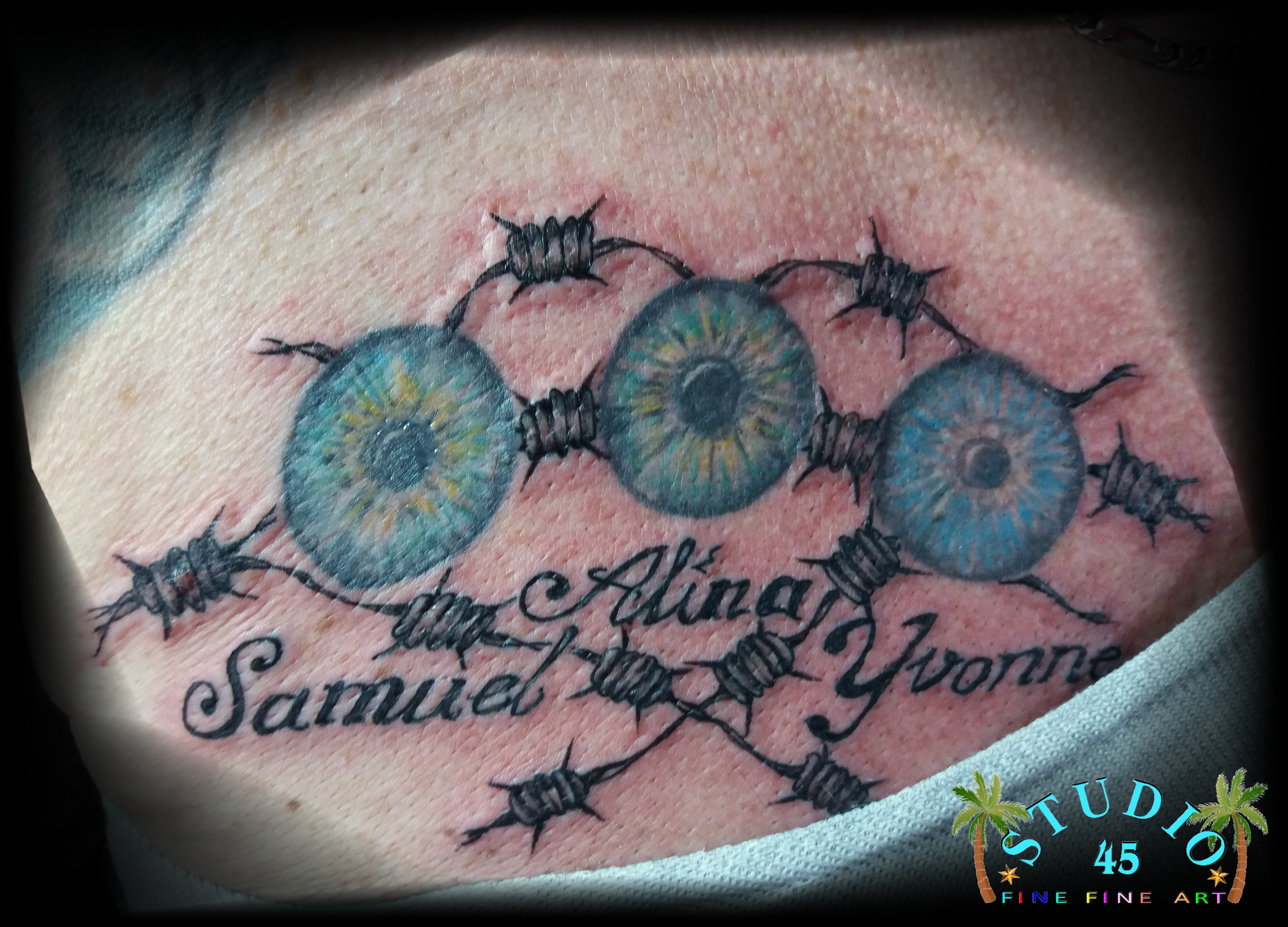 Vatertattoo Brust Recklinghausen STUDIO 45